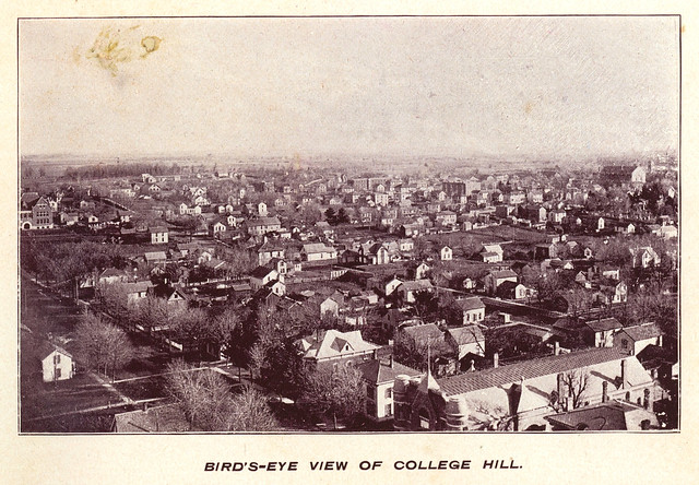Bird's-Eye View of College Hill, 1894 - Valparaiso, Indiana