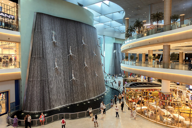 Dubai Mall Waterfall, UAE