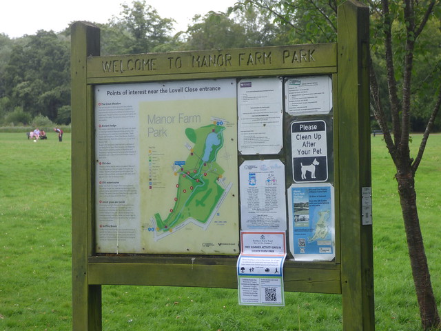 Manor Farm Park - noticeboard