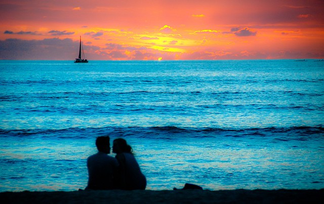 Sunset Kiss Tropic Hawaii