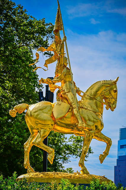 Joan of Arc Statue (1890 by Emmanuel Frémiet) - Philadelphia PA