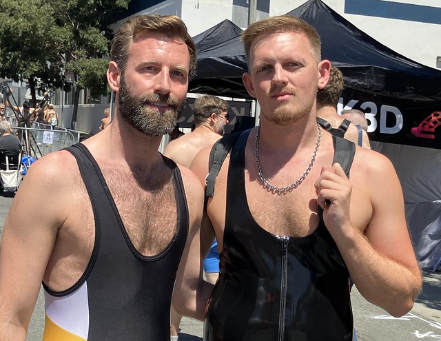 DOUBLE BEAUTIFUL BLOND STUD HUNKS ! ~ photographed by ADDA DADA ! ~ DORE ALLEY 2023 ! / UP YOUR ALLEY 2023 ! ! ~  (safe photograph) (50+ faves)