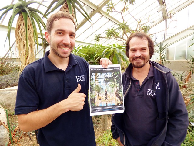 Alberto Trinco & Paul Rees (Kew Horticulturists), Princess of Wales Conservatory, Kew Gardens @ 25 September 2022