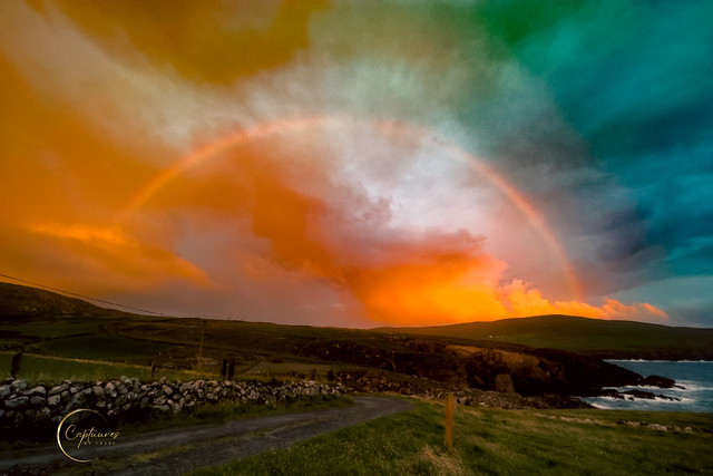 Fire Rainbow over Three Castle Head