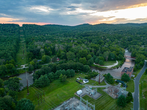 Falls Village Sunset by - Ozymandias -, Falls Village, CT '23canaan connecticut unitedstates fallsvillage