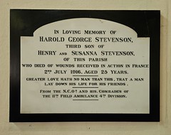 died of wounds received in action in France