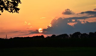 A Cloudy Summer Sunset in Kentucky