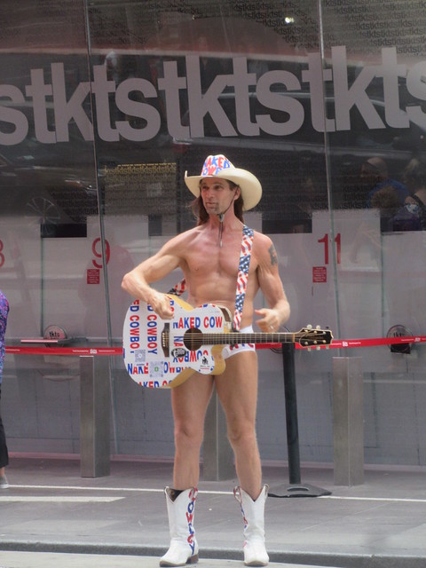 2023 Busking Sunday Naked Cowboy Times Square 0846