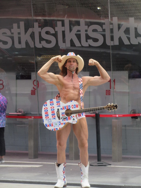 2023 Busking Sunday Naked Cowboy Times Square 0848