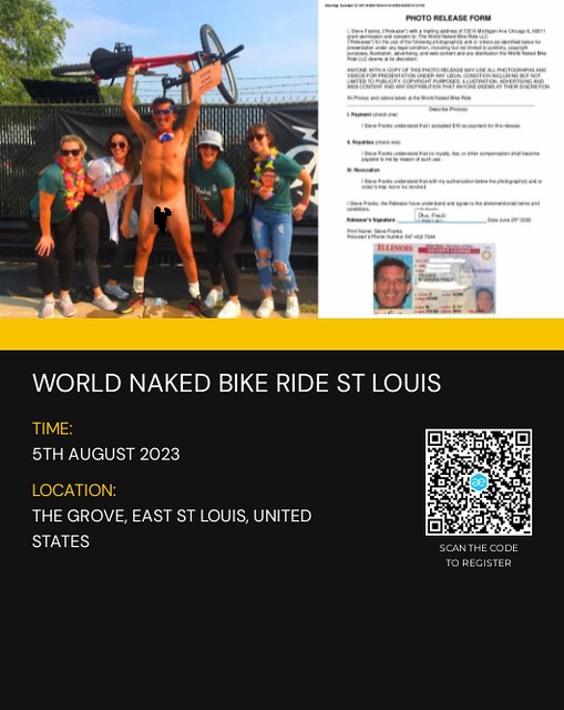 wnbr world naked bike ride st louis flyer