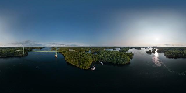Bright Summer Evening in the Thousand Islands