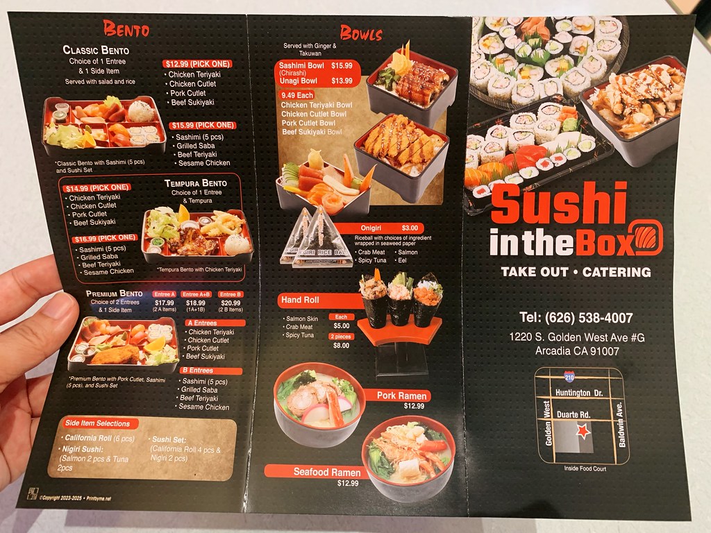 日本料理-Sushi in the box in Arcad