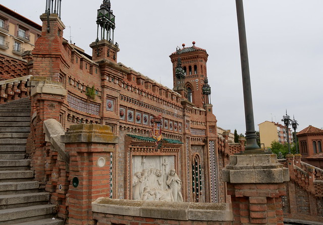 Escalinata de la Estación, 1920-21, Jose Torán de la Rad (1888-1932), Paseo del Ovalo, Teruel, Aragon, Espagne.