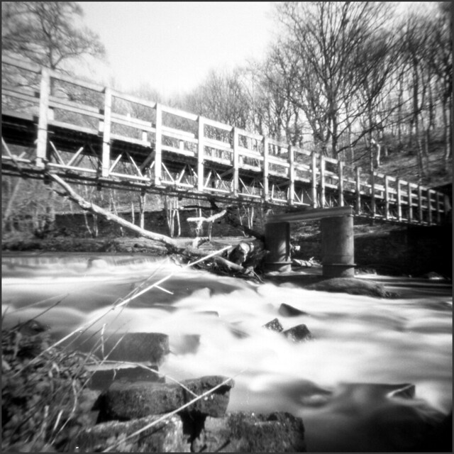 Pinhole footbridge