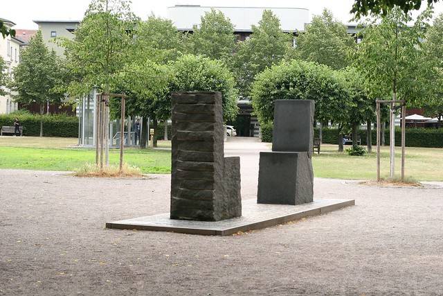 2000 Weimar Goethe-Hafis-Denkmal von Ernst Thevis/Fabian Rabsch Beethovenplatz in 99423