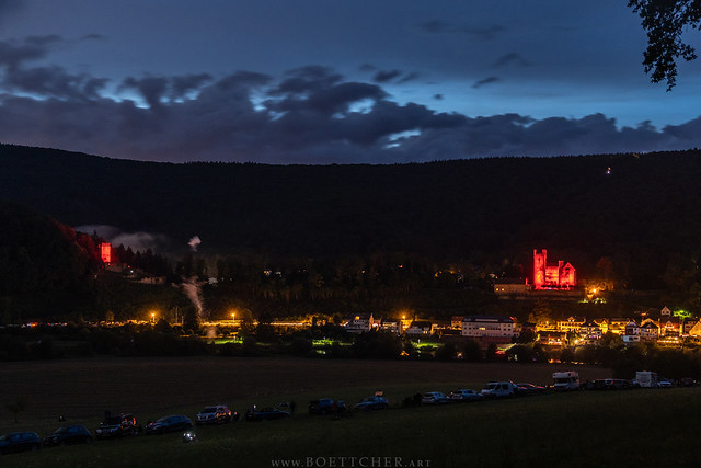 4 Castle Illumination in Neckarsteinach on July 29th, 2023 04