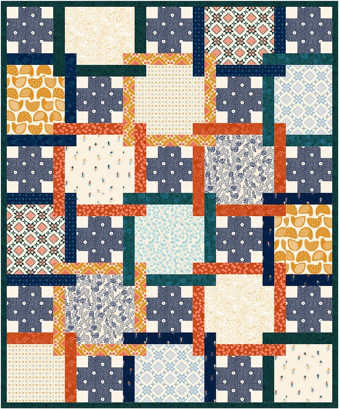 The Judy Quilt in Winterglow