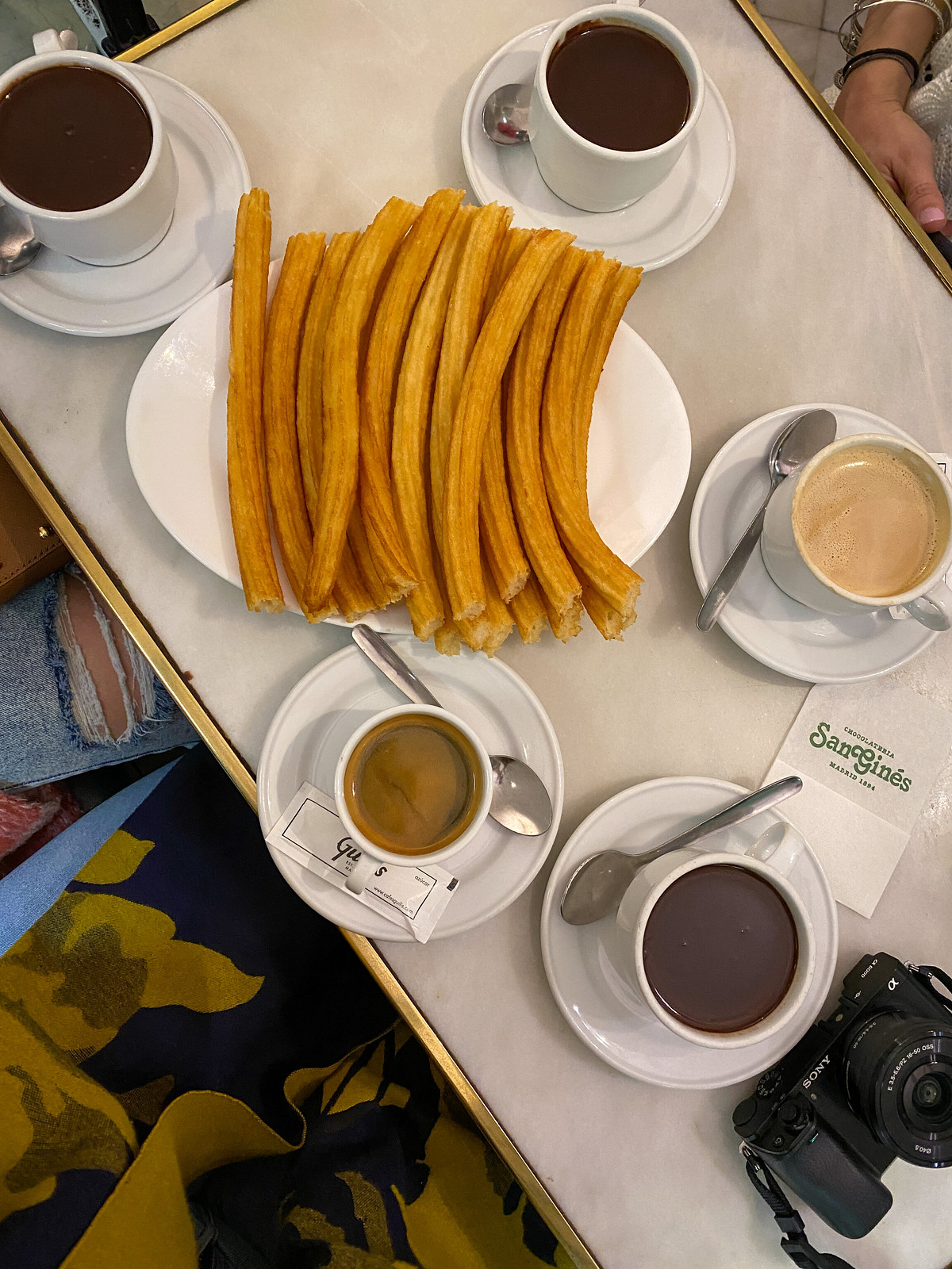 Chocolate and Churros at San Gines | Photos to Inspire You to Visit Spain | European Vacation Inspiration | Spain Travel | Spain Aesthetics | Spain Aesthetic | Most Beautiful Places in Spain | Best Places to Visit in Spain | Famous Madrid Landmarks