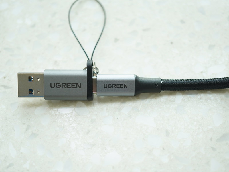 Ugreen USB-A to USB-C Adapter - With USB-C to USB-C Cable