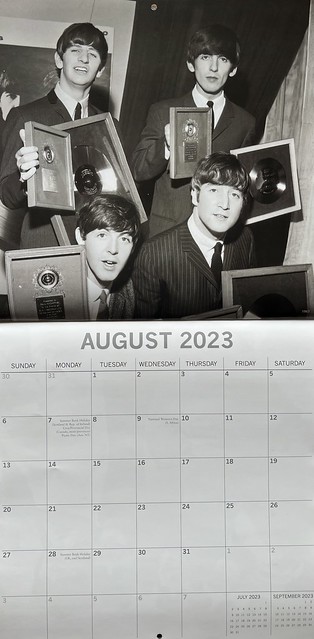 My Beatles Calendar 2023 - August