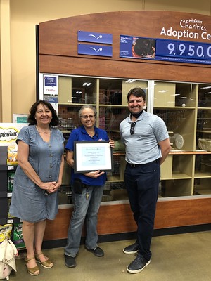 Thank You Sheila & PetSmart Employees for your Support