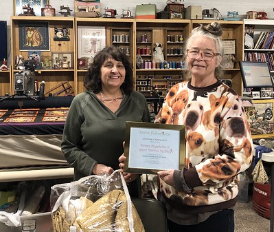 Thank you Barbara Anglehofer & Legacy Machine Quilting for your generosity and support!