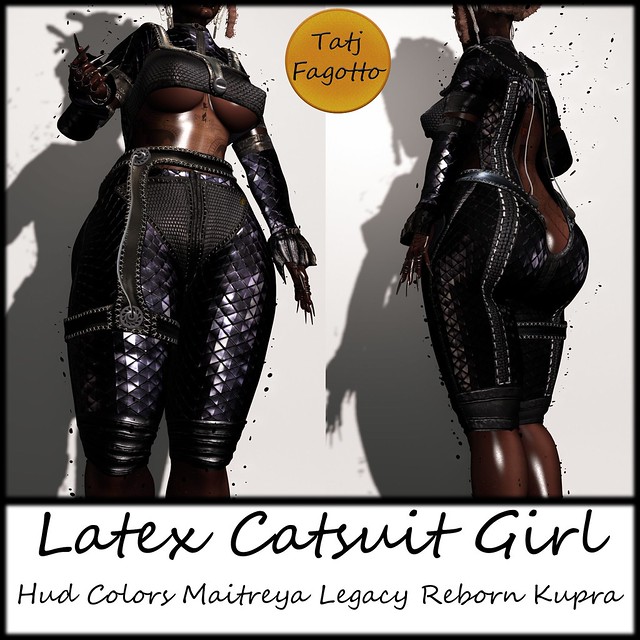 T F ORIGINAL Latex Catsuit Girl All Colors