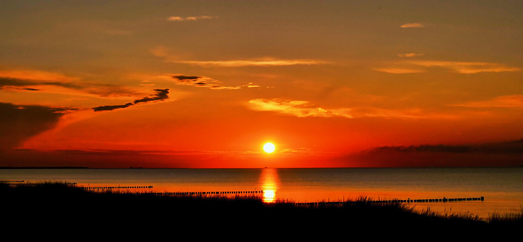 Sunset Baltic Sea