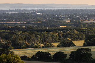 Halnaker view over Chichester