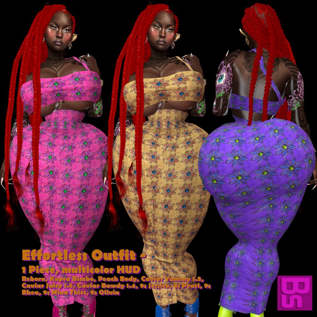 Bs - Effortless Outfit Available @Posh Event August 1st, NOON SL Time