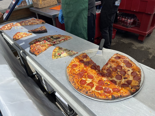 Pizza at the 2023 DENSO NHRA Sonoma Nationals