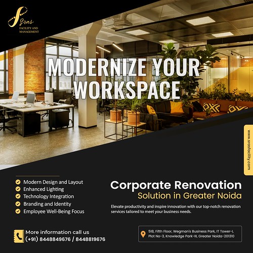 Corporate Office Renovation Solution in Greater Noida