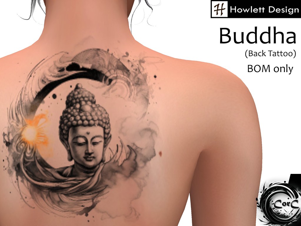 Buddha Full Back Tattoo by Khan TattooNOW