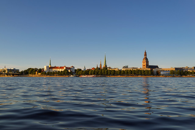 Riga, oldtown panorama