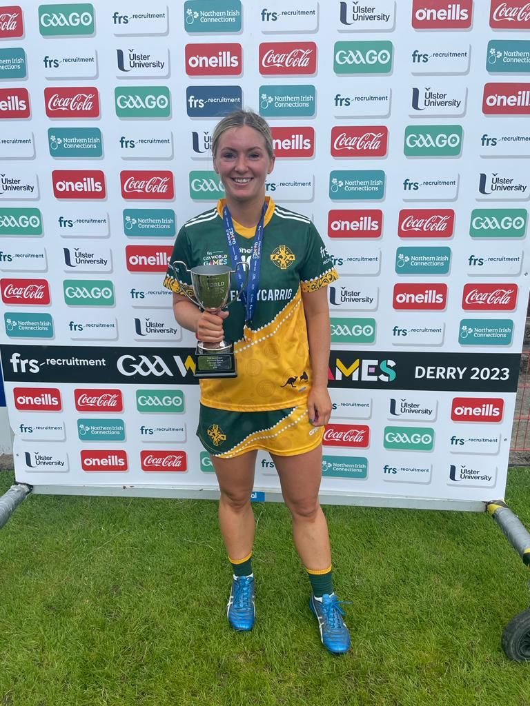 Congrats to Australia who won the World Game Camogie final and our own Lisa McCarthy with the World Cup.