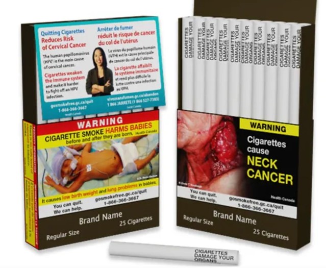 Canada makes history, (and Guinness book of records) ?  50 additional new warnings to be added to a package of cigarettes ?