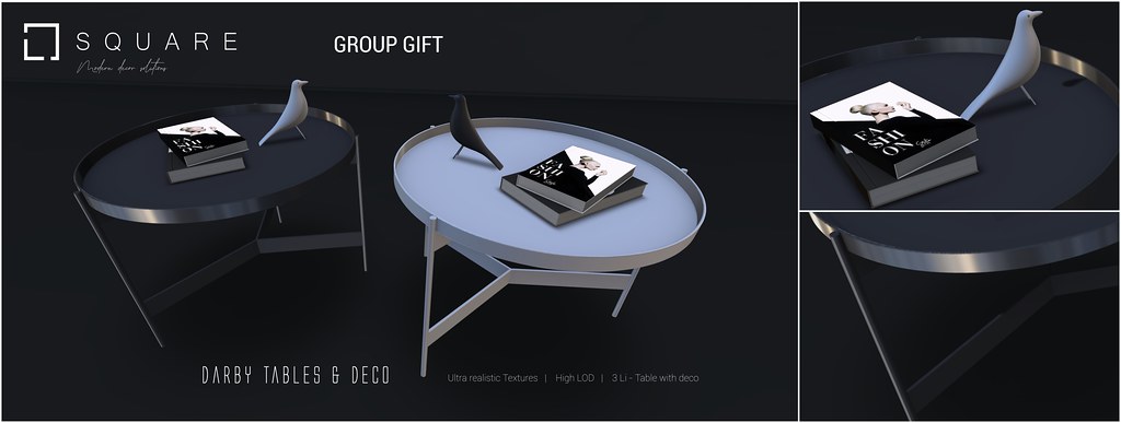 [ SQUARE ] – DARBY TABLE & DECO – GROUP GIFT