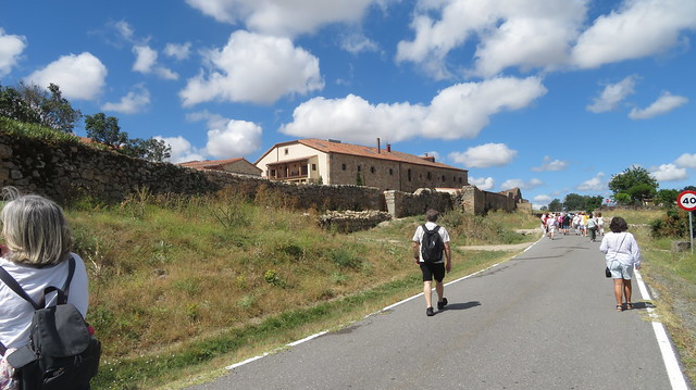 Last  stretch of  Bonilla de  la  Sierra walls,  Avila,  Castille  and Leon, Spain