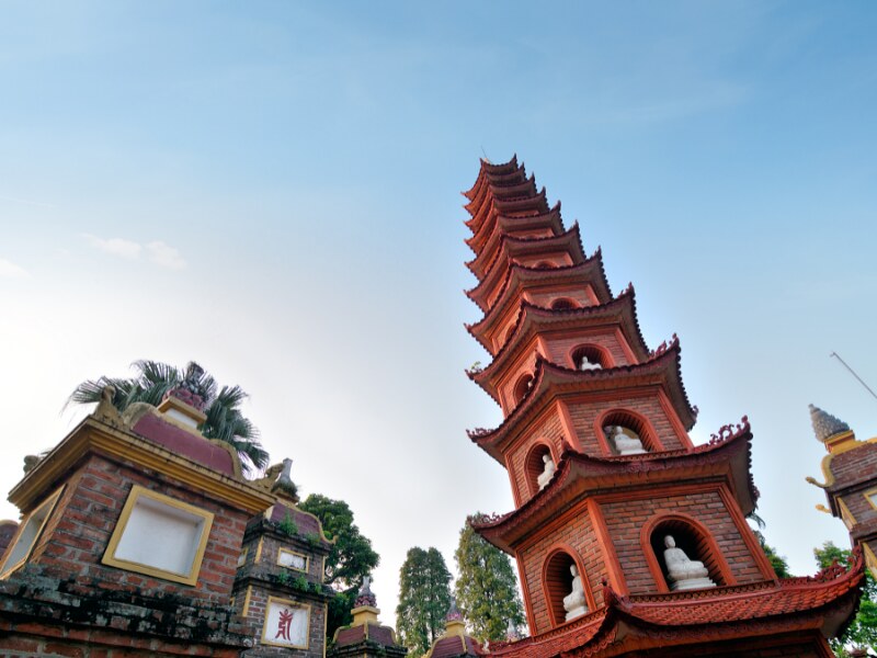 Hanoi itinerary - Tran Quoc pagoda
