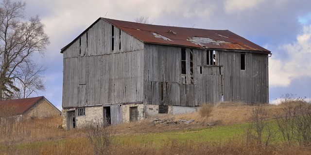 Abandoned barn, Puslinch, Ontario..