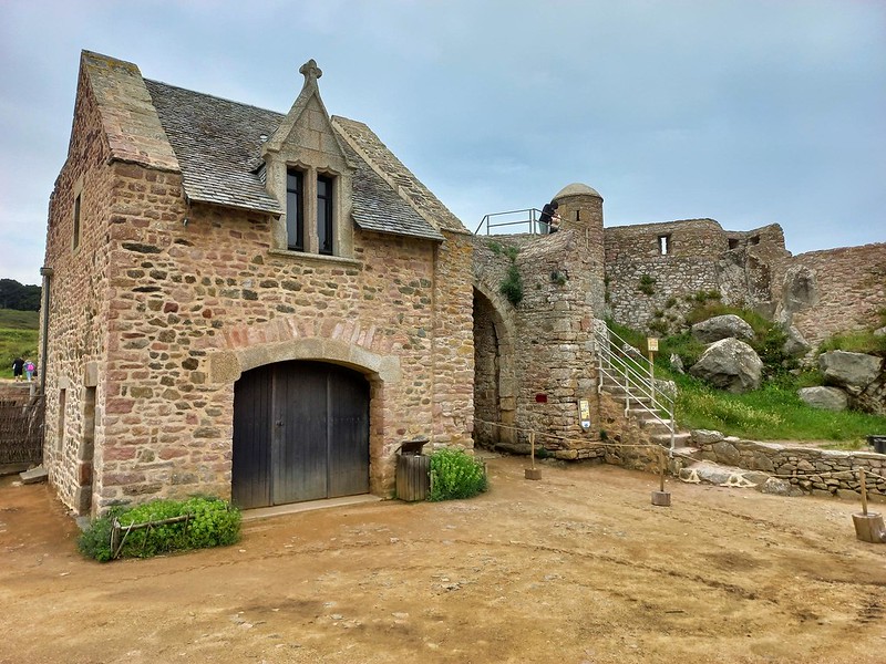 Fort La Latte, also known as the Castle of the Roche Goyon in Brittany, France