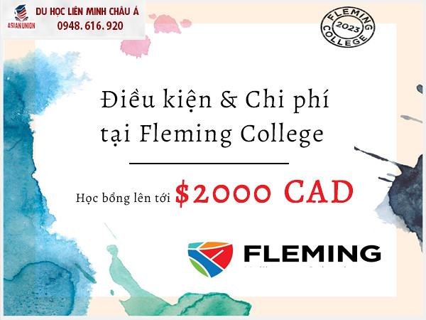 Học bổng trường Fleming College lên tới $2,000 CAD