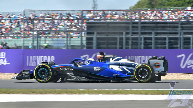 Alex Albon, Williams-Mercedes FW45, 2023 British Grand Prix, Silverstone, 7th July
