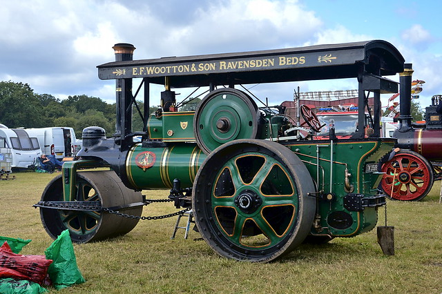 Marshall S-type steam road roller, built 1928 - Dacorum Steam & Country Fayre, July 2023.