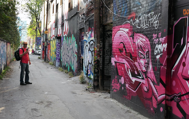 Toronto alley art.