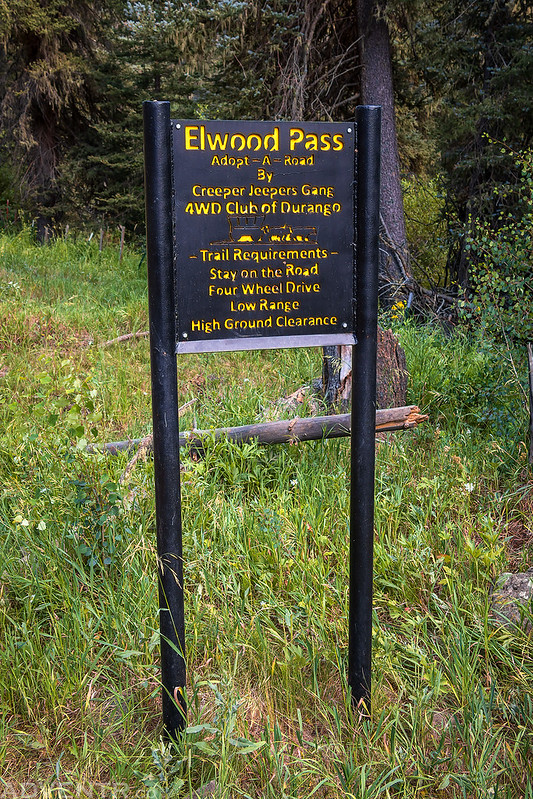 Elwood Pass Sign