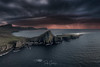 Storm in Neist Point Lighthouse