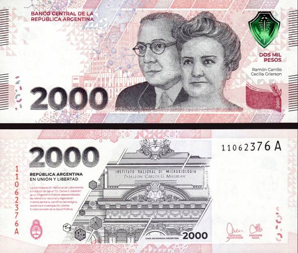 Argentina new 2,000-peso-2023