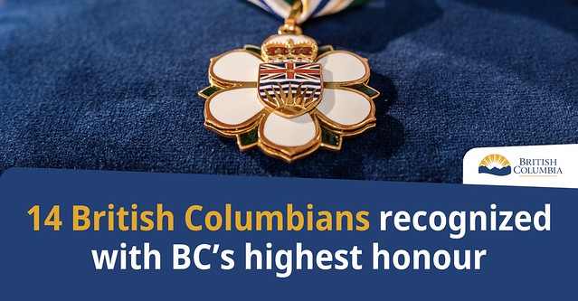B.C.’s highest honour recognizes 14 British Columbians