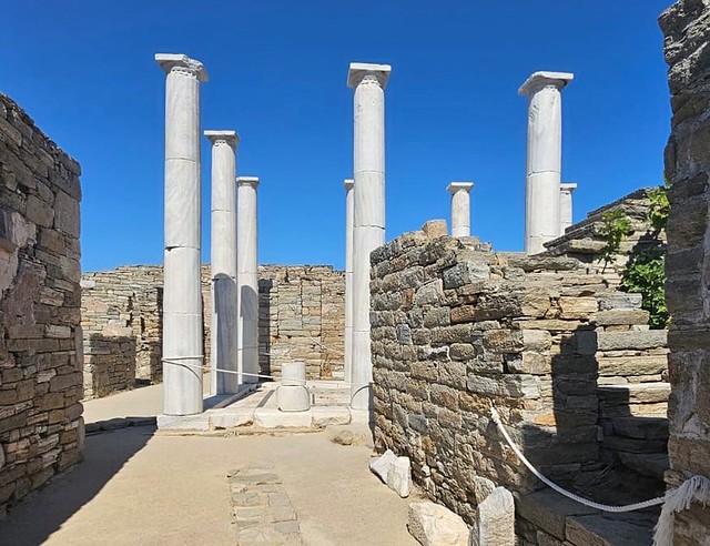 House of Dionysos, Island of Delos, Cyclades Archipelago, South Aegean Region, Greece, EU